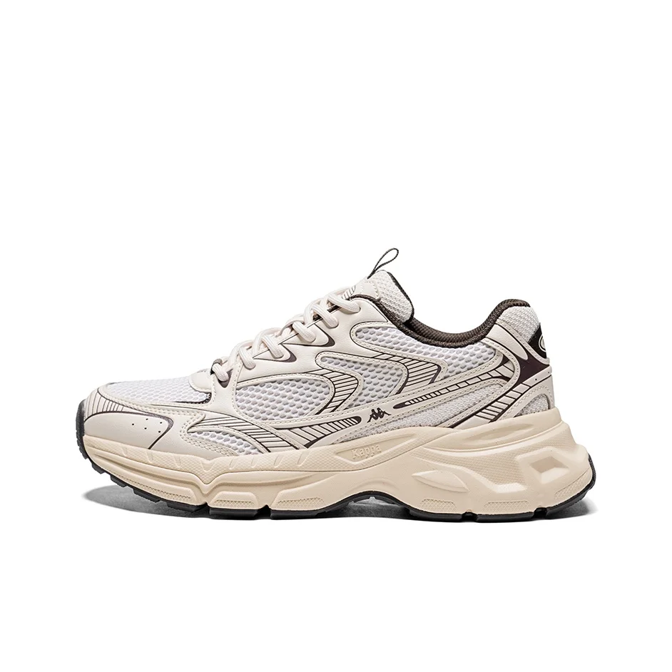 Kappa Hydrogen Rail Cushioning Height Increasing Low top Running Shoes Unisex Beige K0DZ5MC14CJ-133