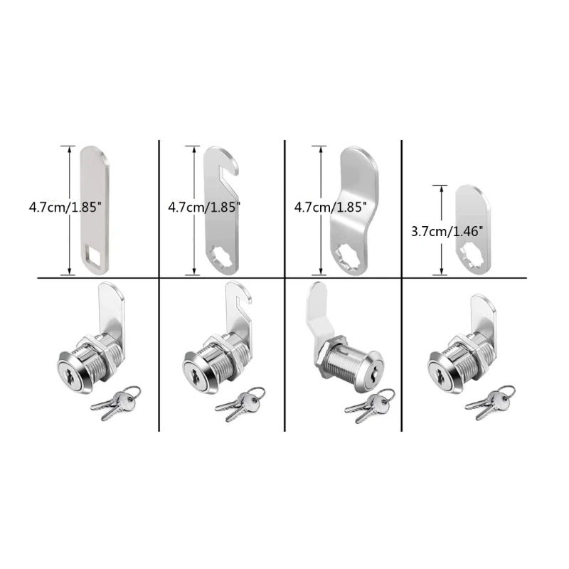 

U90C File Cabinet Lock Cam Lock Keyed Alike Rv Locks for Storage Door Secure Files Drawers Toolbox Mailbox RV Door Alloy