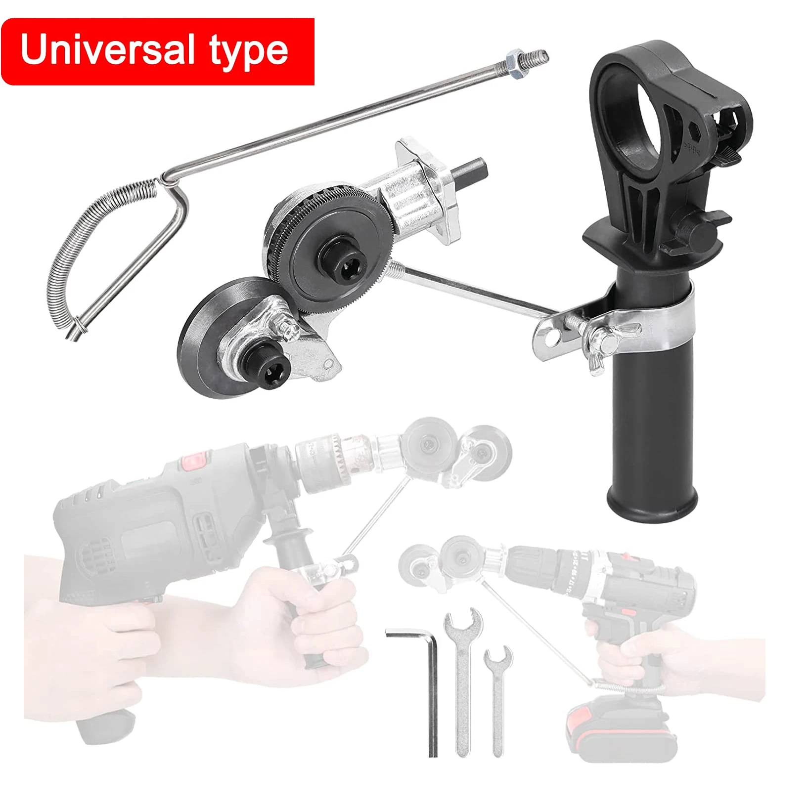 Taglierina per piastre per trapano elettrico Taglierina per fogli da taglio precisa Utensile da taglio universale