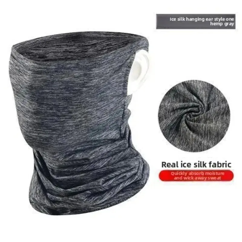 

New for Sport Running Scarf Dustproof Men Women Mask Summer Cycling Breathable Headwear Ice Silk Anti UV Face Cover Outdoor