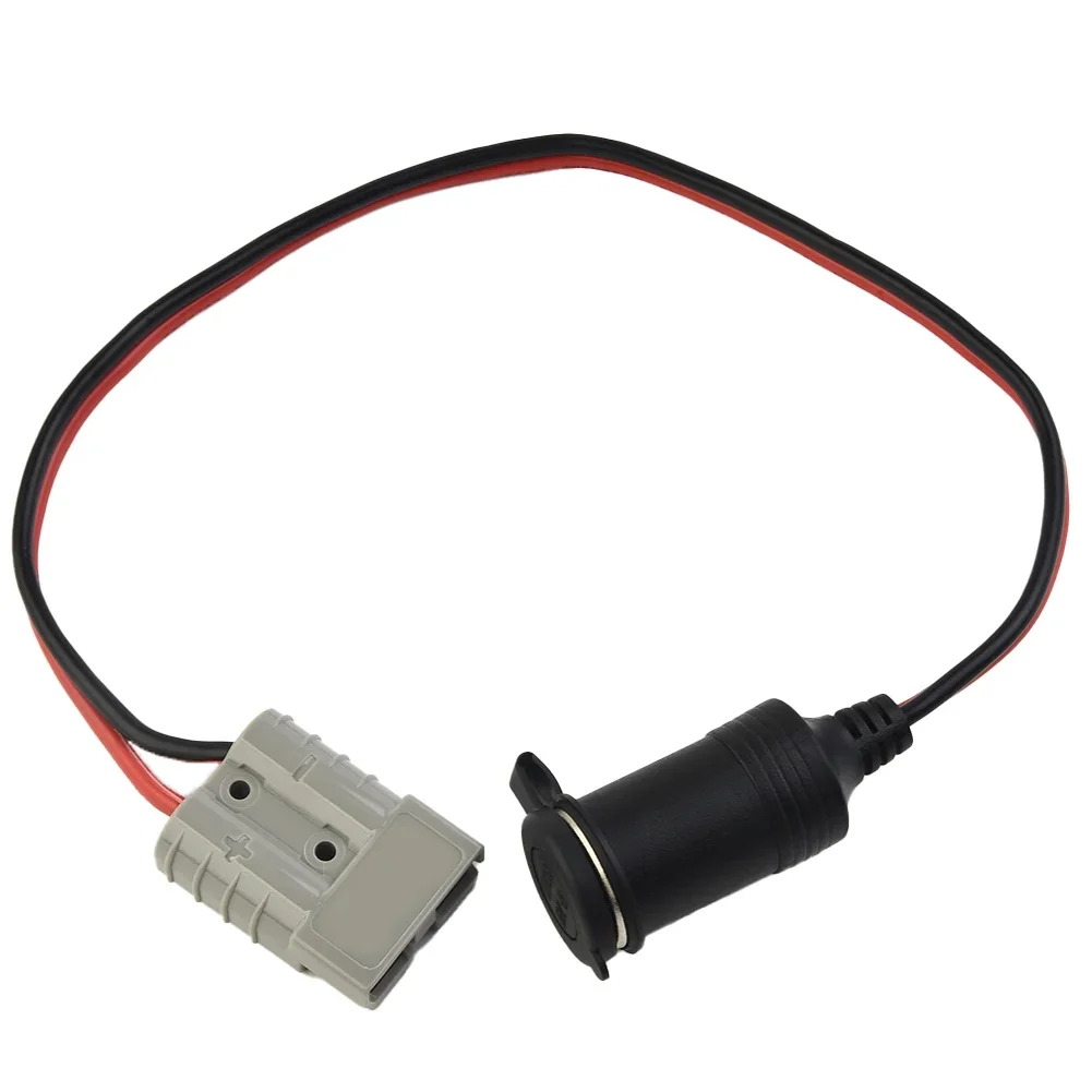 앤더슨 스타일 플러그 소켓 커넥터 암 어댑터, 그레이 12/24 볼트, 12AWG, 1PC, 48x37x16mm, 500mm, 4WD 자전거