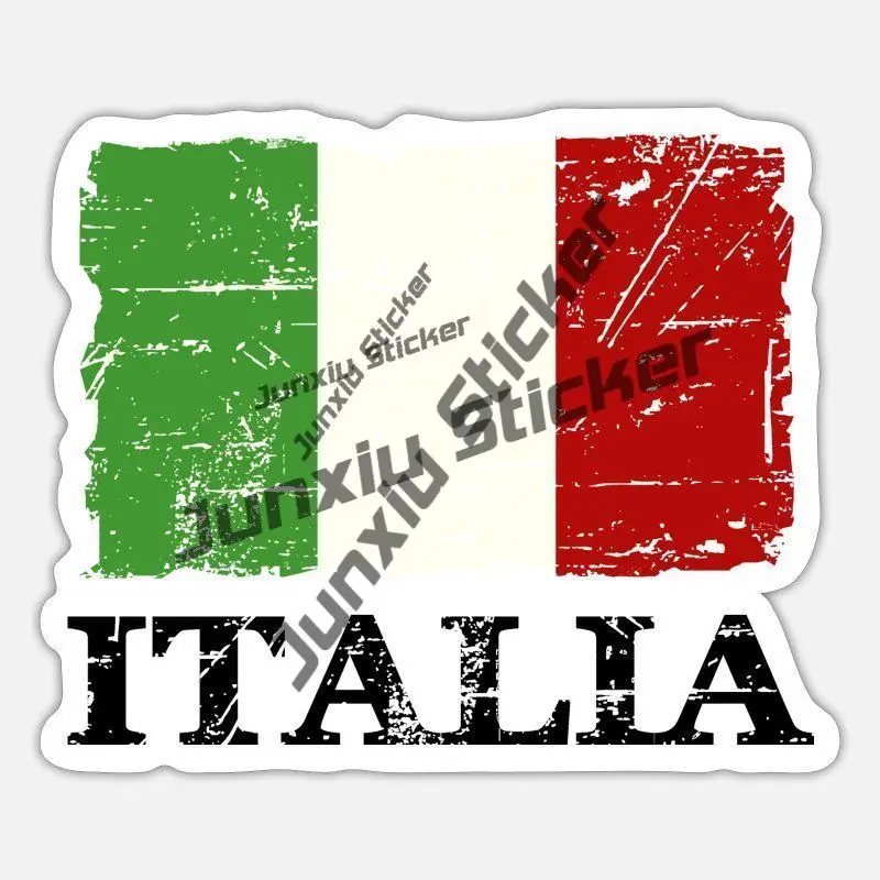 

Italy Flag Sticker Italian Decal for Car Bike Bumper Laptop The Whole Body Cover Scratches Decor Motorcycle Helmet Accessories