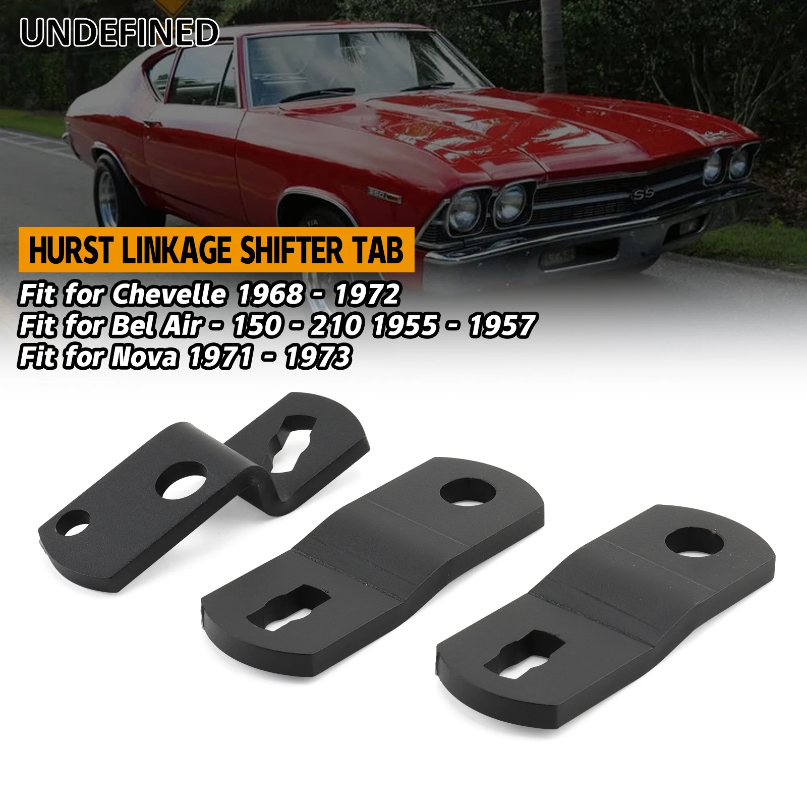 Fits For Chevrolet Chevelle Nova Bel Air Transmission Hurst Linkage Shifter Tabs Set Auto Parts