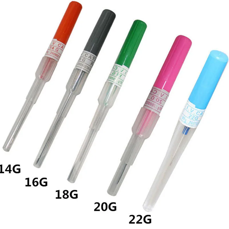 2022 New 1pc  14G 16G 18G 20G  Body Jewelry Surgical Steel Catheter Piercing Needles Supply Sterilized Body Tattoo Needles