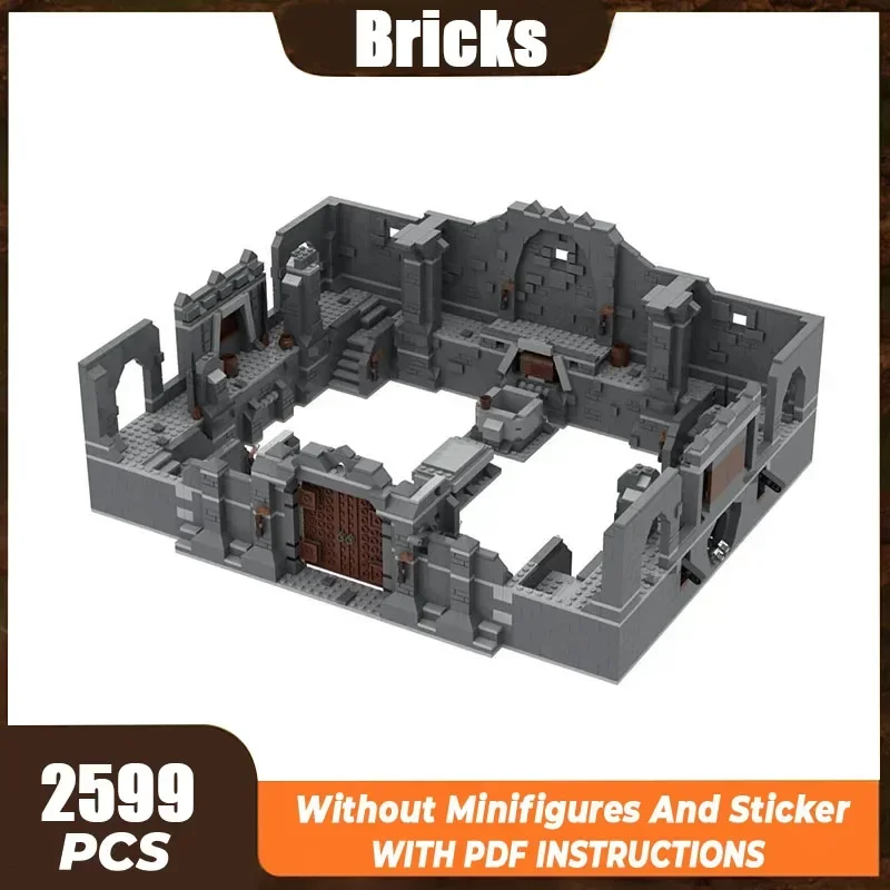 

Moc Building Blocks Magical Rings Movie Scene Tomb War Model Technology Bricks DIY Assembly Street View Toys Children Gifts