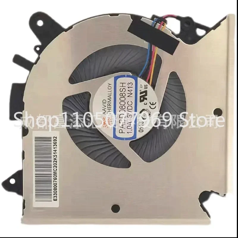 Ventilador de Repuesto para CPU MSI GF63 GF65 MS-16R1 R3 R5 WF65, Ventilador de Refrigeración para Portátil, Disipador de Calor, Kit de Pasta Térmica