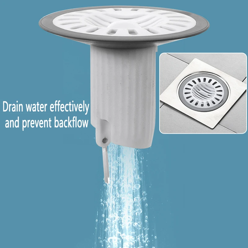 Hair Filter Sink Anti-blocking Strainer Bathtub Shower Floor Drain Stopper Kitchen Anti-odor Leaky Core Bathroom Accessories