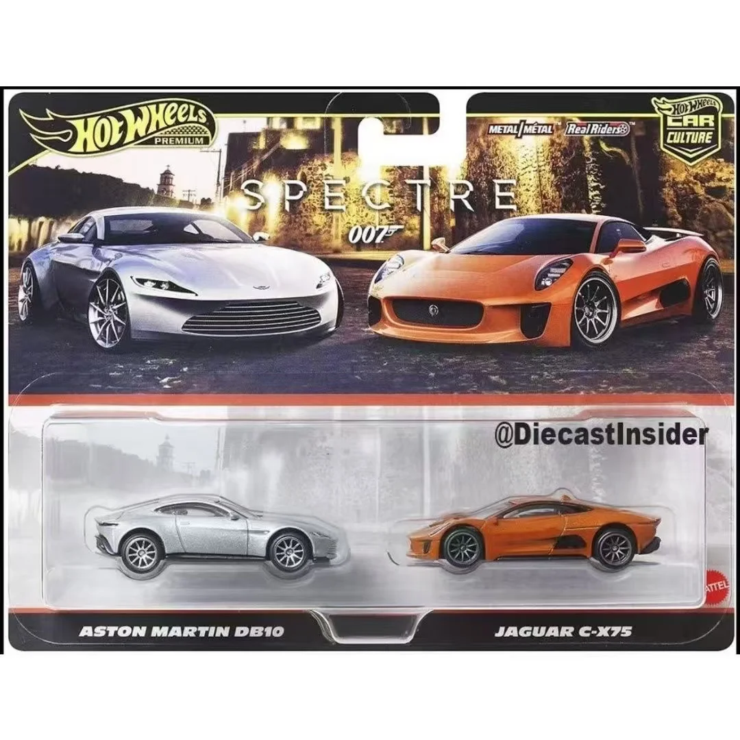 2026 New Mattel Hot Wheels Original Cultural Car Children's Toy 1:64 Diecast Accelerating Subaru Toyota Nissan GTR Aston Martin Alfa Romeo Vehicle Model Gift Dual Car Set