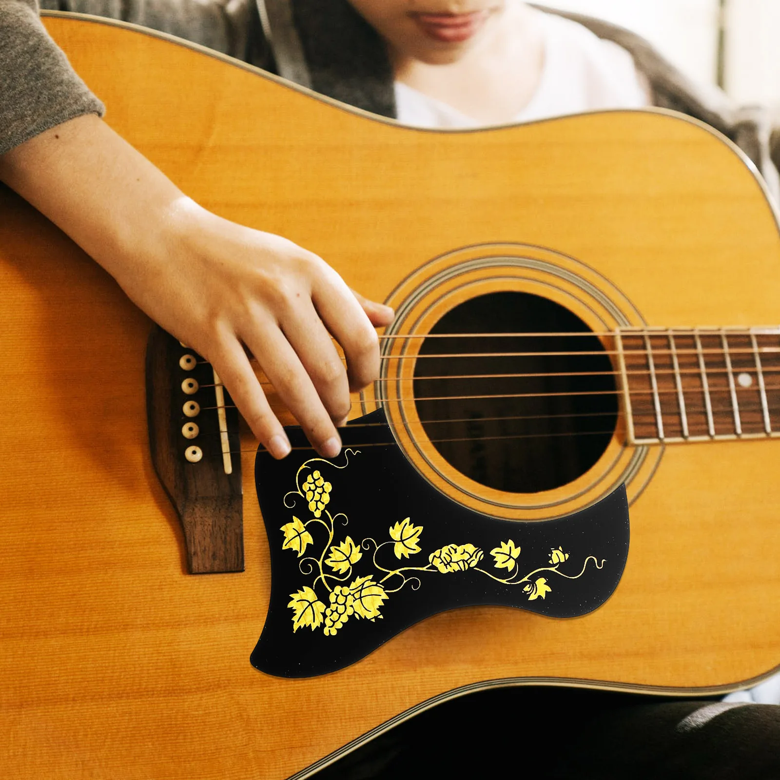 

Guitar PVC Material Acoustic Self-adhesive Protector Thick Plate Classical Parts