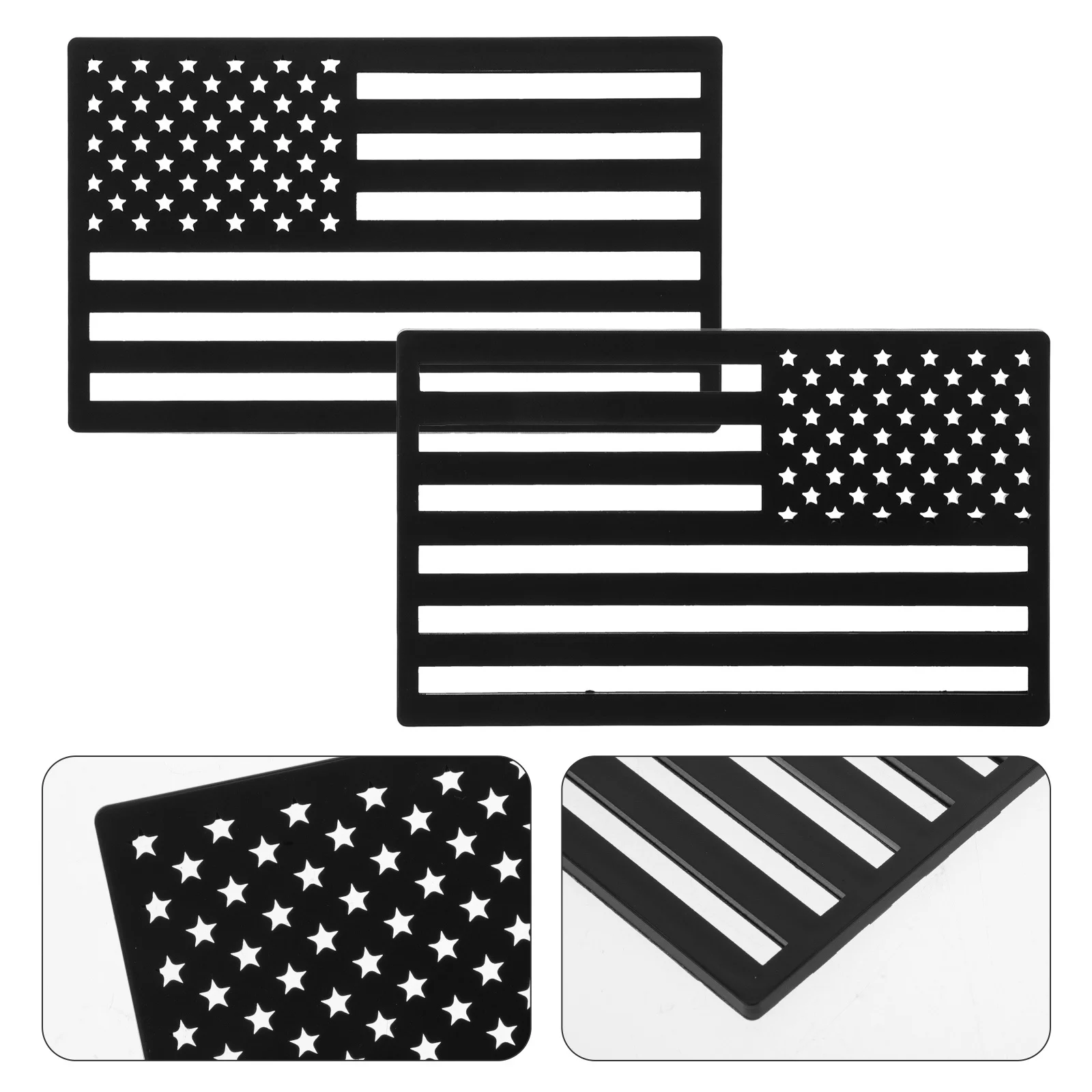 

American Flag Decals For Cars Trucks Motorcycles Boats Durable Waterproof Vehicle Stickers Rear Window Bumper Emblem Off