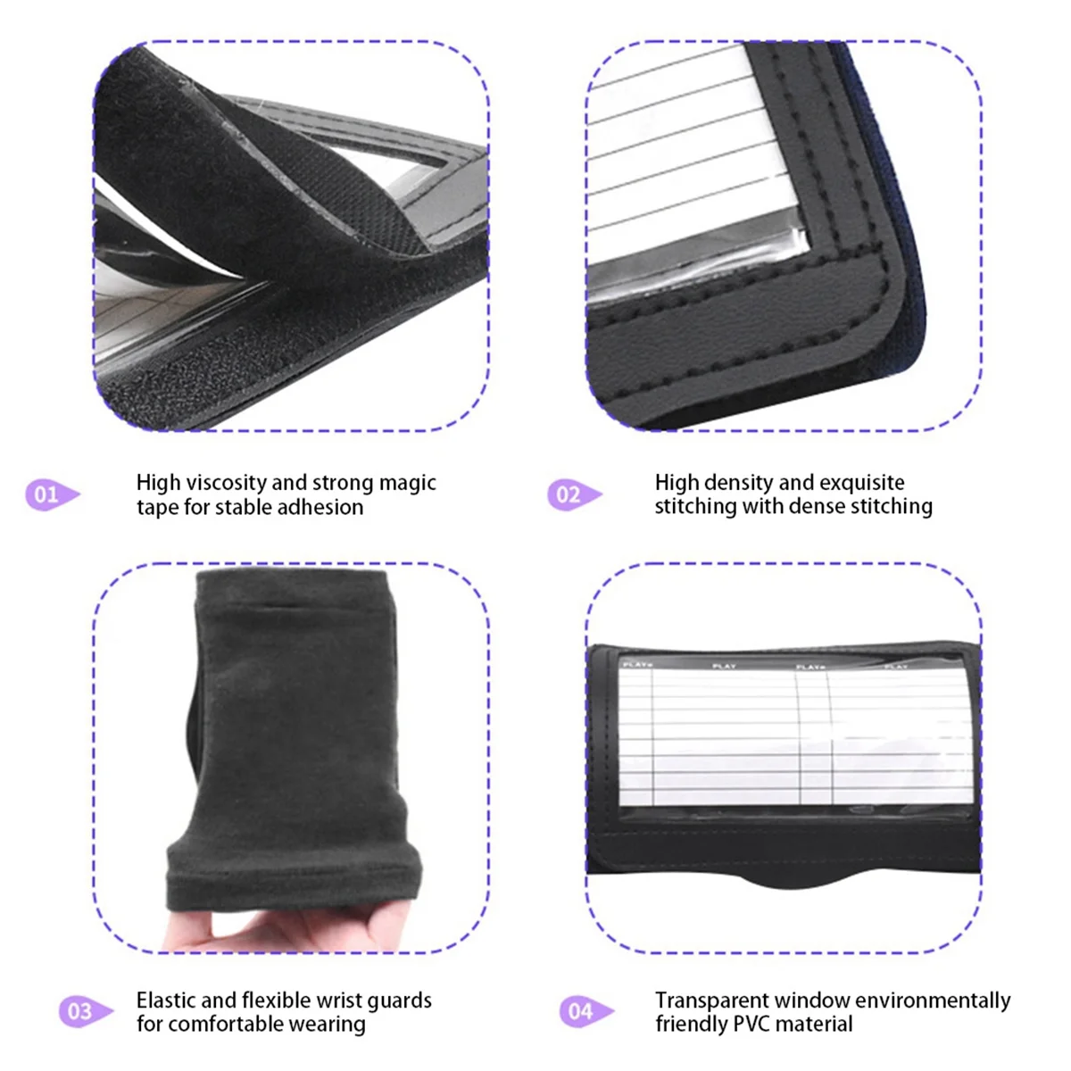 N18R Pacote com 2 pulseiras esportivas para adultos para futebol, beisebol e treinamento - braçadeiras