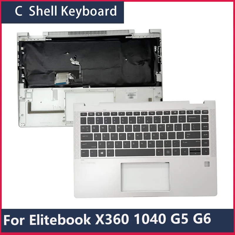 For Elitebook X360 1040 G5 G6 Laptop Keyboard C Shell Frame Case Palmrest Accessories Parts