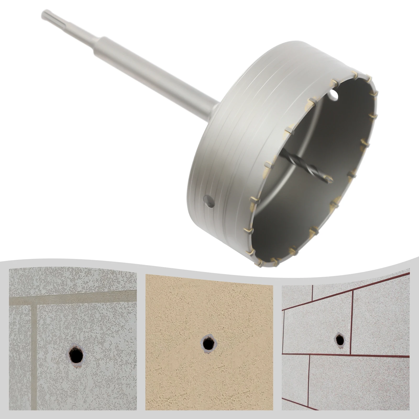 

160mm Concrete Hole Saw, Hole Opener with Connecting Rod, Hole Opener Kit