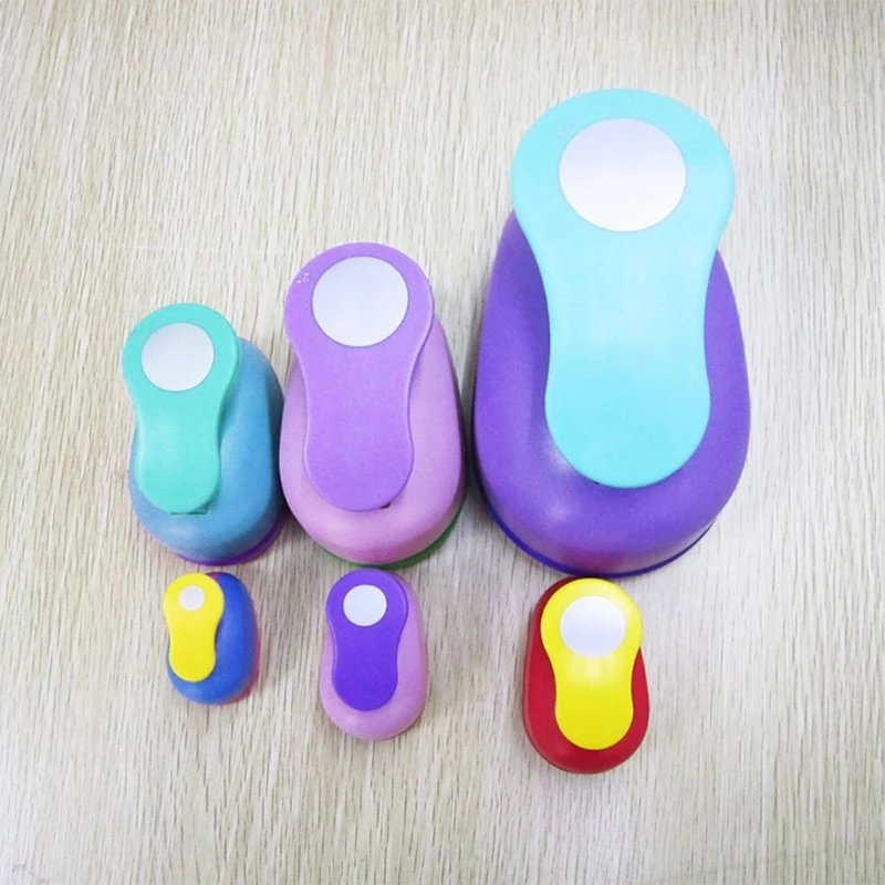 Perfurador papel artesanal perfurador furo único perfurador redondo para fazer cartões artesanato