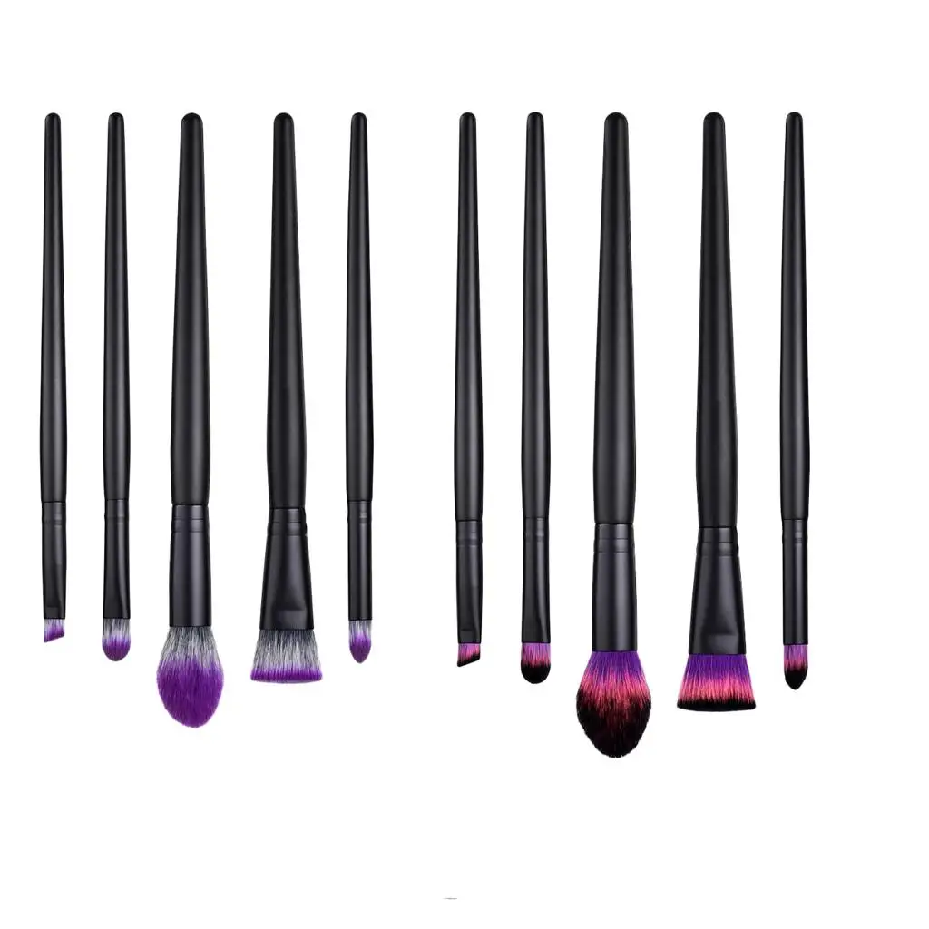 Professional Wood Handle Makeup Brush Set Kabuki Brushes Kit Face Accessories for Cosmetics