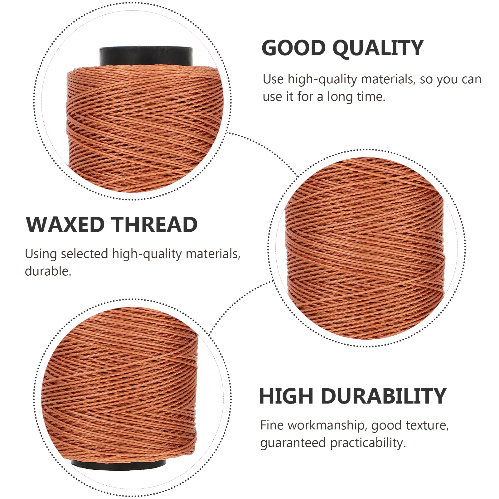 

1 Roll Waxed Tuning Line For Erhu Golden Orange Durable Replacement String Practical Use High Quality Easy Operation Instrument