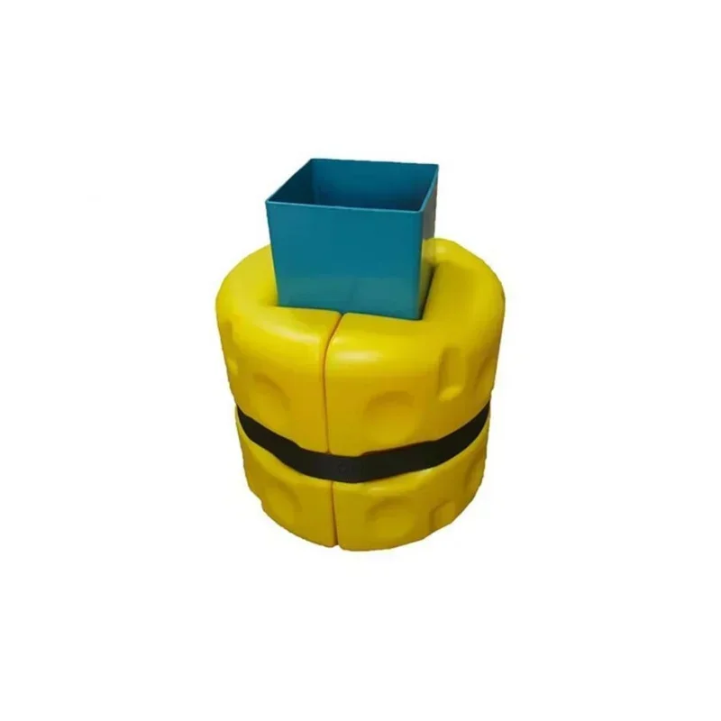 Shelf protective cover flexible anti-collision corner protection, polymer  material barrel