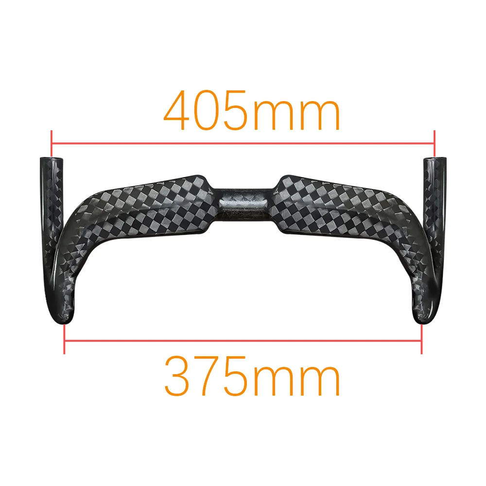 Balugoe カーボンハンドル　350 トラック BALUGOE カーボンファイバー トラックハンドル 31.8mm 325-405mm