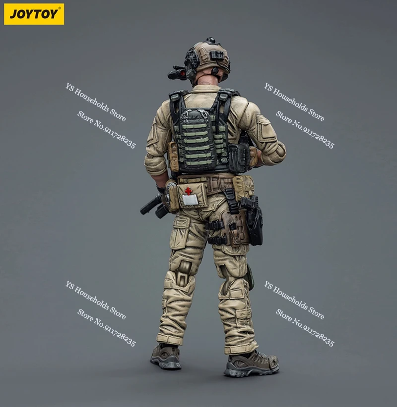 JOYTOY 1/18 Scale PLA Strategic Support Team Movable Mini US Cavalry Corps Soldier Model 3.75Inches Hobby Collectible Figurine