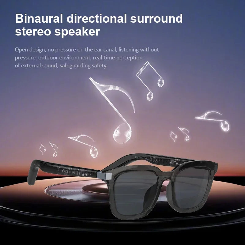 

Smart Audio Sunglasses Bluetooth-Compatible 5.3 Built-In Microphone & Speaker Sports Sunglasses Smart Glasses for Driving Sports