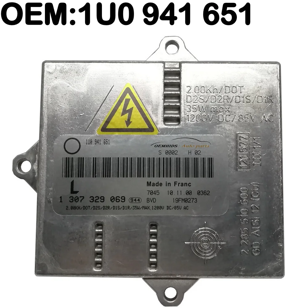 

Original 1U0941651 D2S D2R Xenon Headlight Ballast For 20-04 Octavia I RS HID Control Drive Computer Module 19FM0273 1307329069