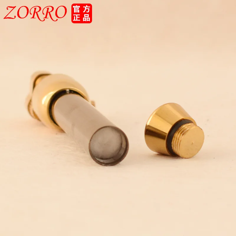 ZORRO Mini Pure Copper Lift Arm Igniter Kerosene Lighter Slim Sideslip Grinding Wheel Igniter Portable Lighters Smoking Gadgets