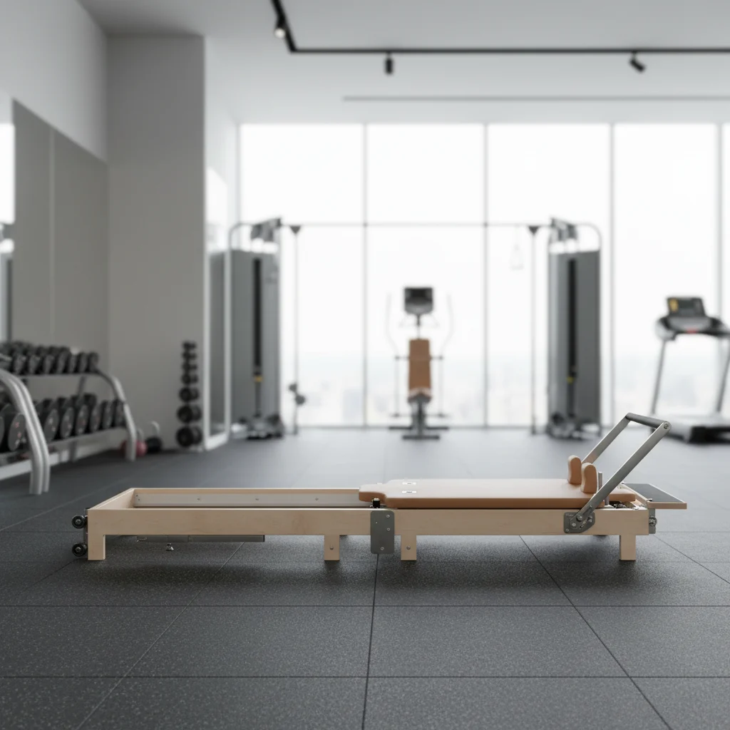 BLS E-MA01 Foldable Maple Pilates Reformer, Lightweight with 2-Year Warranty