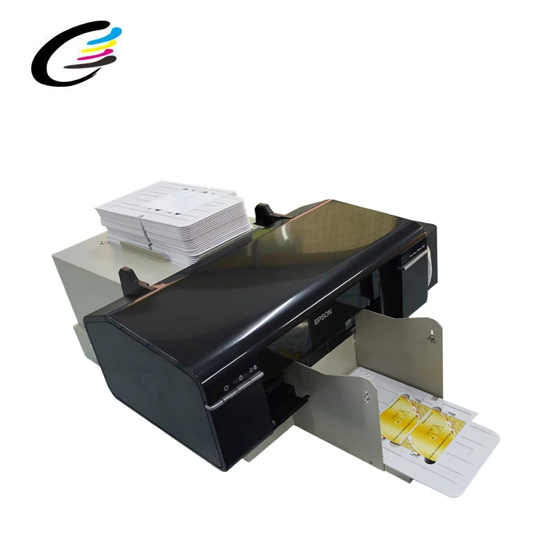 FCOLOR Professional Card Printer for PVC Business ID Card DVD Inkjet Printing