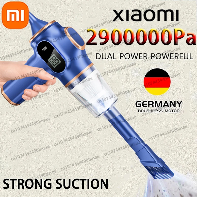 Xiaomi-aspiradora inalámbrica 5 en 1 para coche, Robot aspirador portátil de mano, 2900000Pa, para el hogar y la Oficina