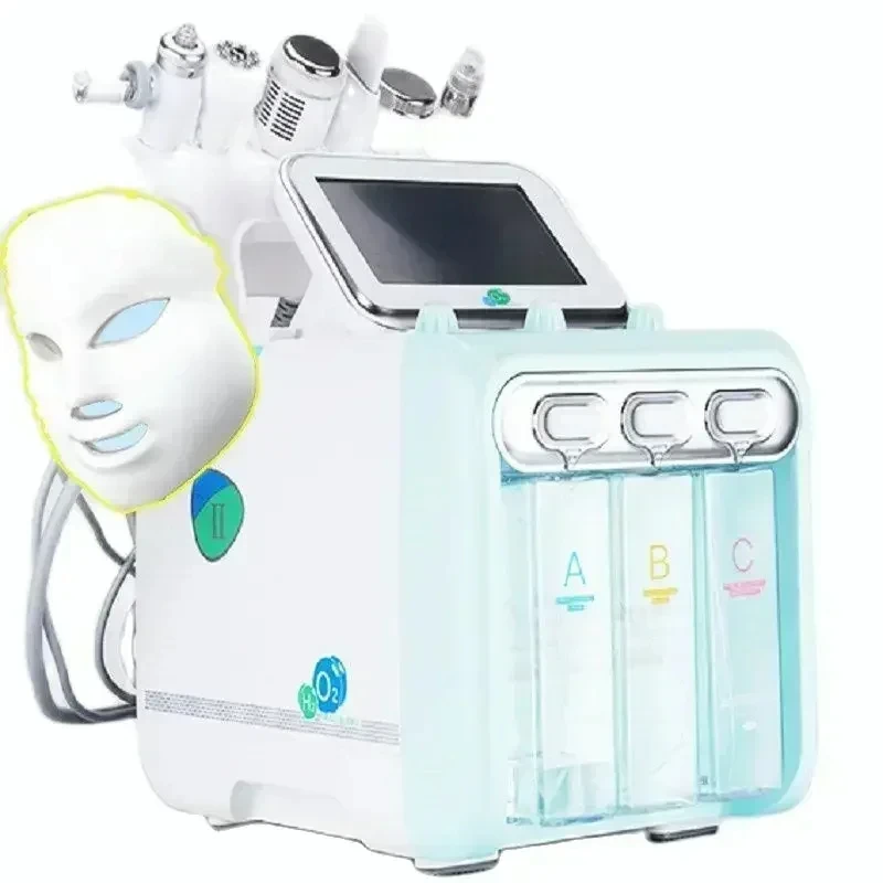 7w1 H2O2 Water Oxygen Jet Peel Hydro Beauty Skin Cleansing Hydro facial Machine Facial Machine Water Aqua Peeling do użytku domowego