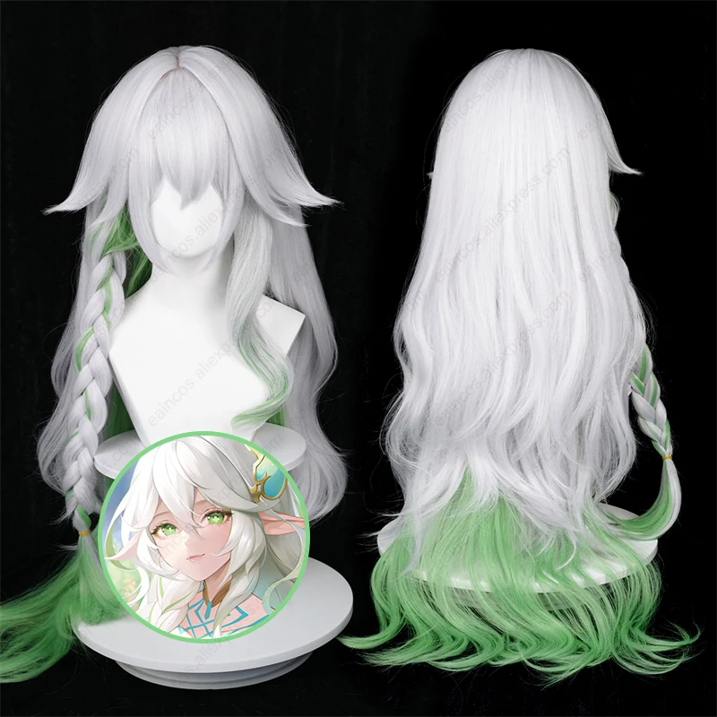 

The Greater Lord Rukkhadevata Cosplay Wig 100cm Long Wigs Heat Resistant Synthetic Anime Wigs