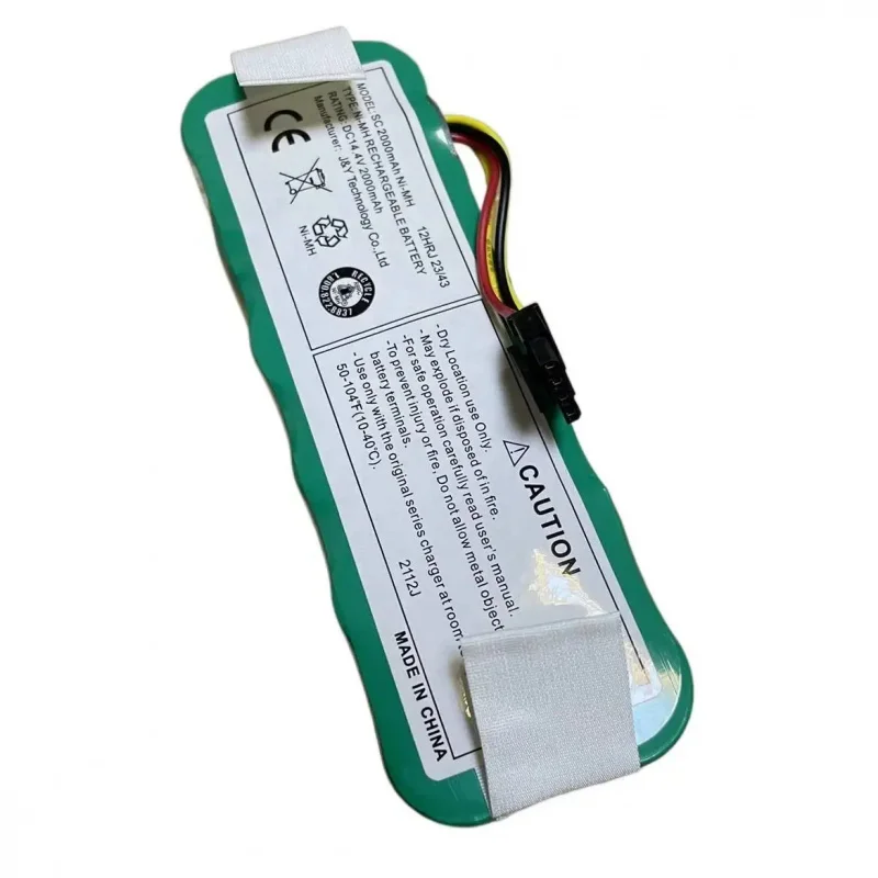for Midea sweeping robot battery SC 2000mAH SC2000mAH Ni-MH R1-L102B / 10F1-TR / VR10F1-VG / TW / TG ​​/ CR120