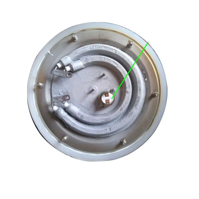 Heating Plate 15CM 5 Screws 1200W 304 Stainless Steel Water Boiler Heating Element For Milk Tea Bucket