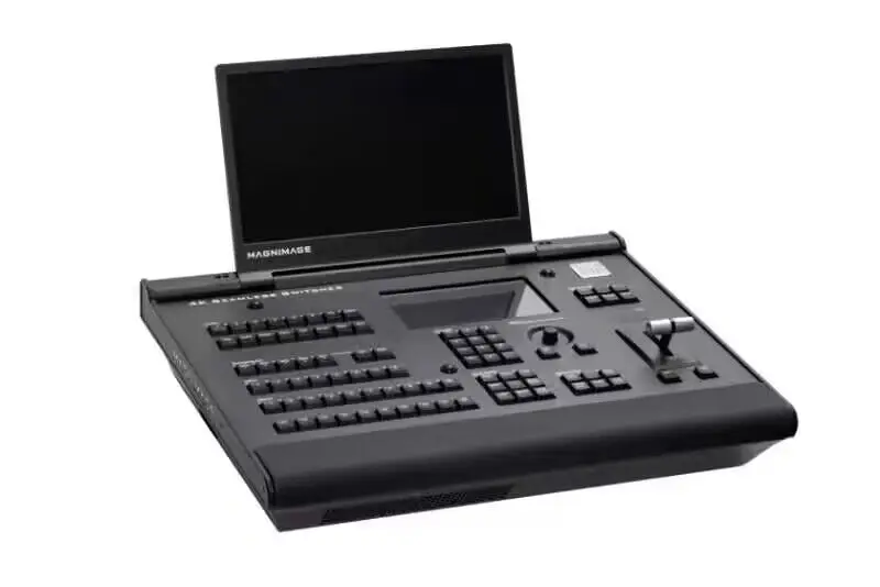 모니터 포함 MAGNIMAGE MIG-EC90Pro 비디오 콘솔 스위처, 풀 컬러 LED 디스플레이 출력, 12G SDI ec90pro, 올인원, 8k x 2k