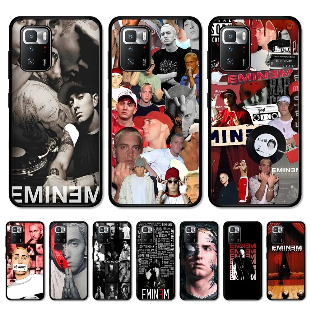 Rapper Eminem America Phone Case For Redmi 5 6 7 8 9 10 Plus Pro 6 7 8 9 A GO K20 K30 K40 Pro Plus F3 Fundas