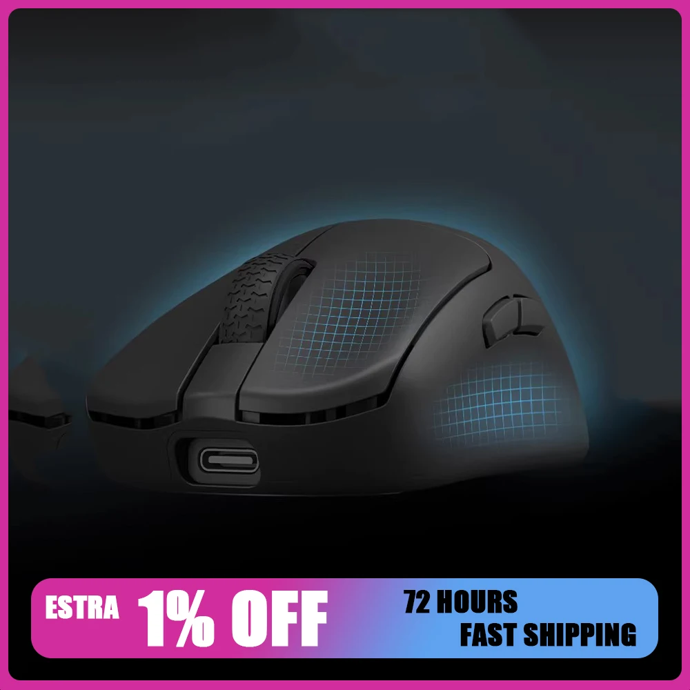 

Darmoshark N7MAX Gaming Mouse Three Mods Nordic52840 8K Pixart PMW 3950 RGB Wireless Mouse Low Delay Light Weight Mouse Game