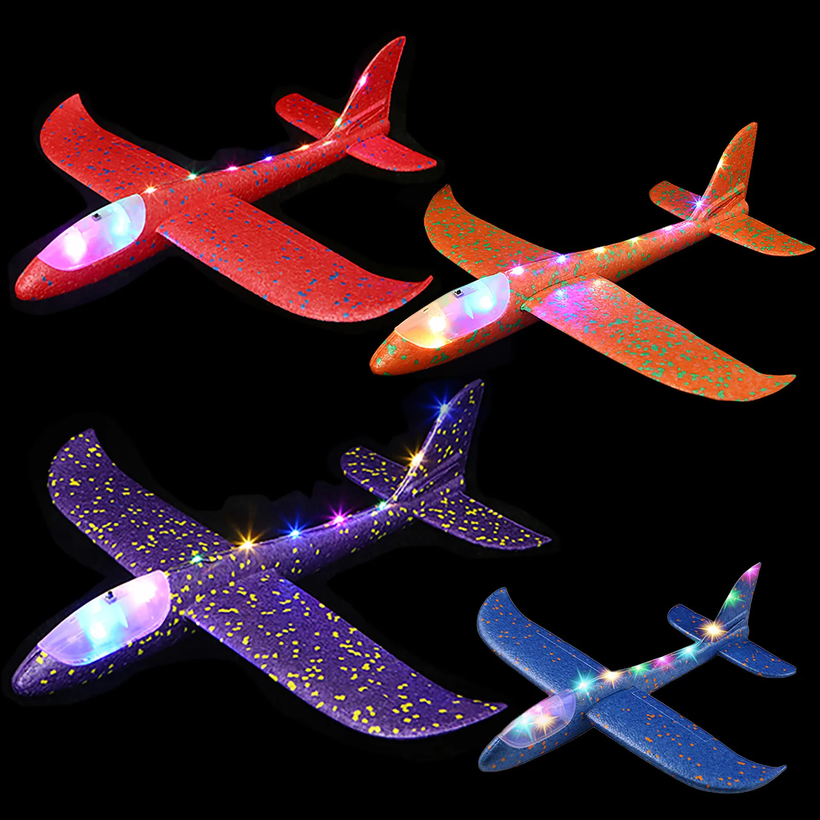 

48CM Big Foam Plane Glider Hand Throw Airplane Light Inertial EPP Bubble Planes Outdoor Launch Kids Toys for Children Boys Gift