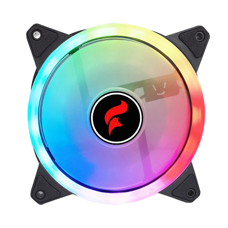 HNHU Case 6 Pin Rgb Cooling Fan 120mm Computer CPU Air-Cooler Cooler DC12V PC Processor Radiator Ventilador Hole Spacing 105mm