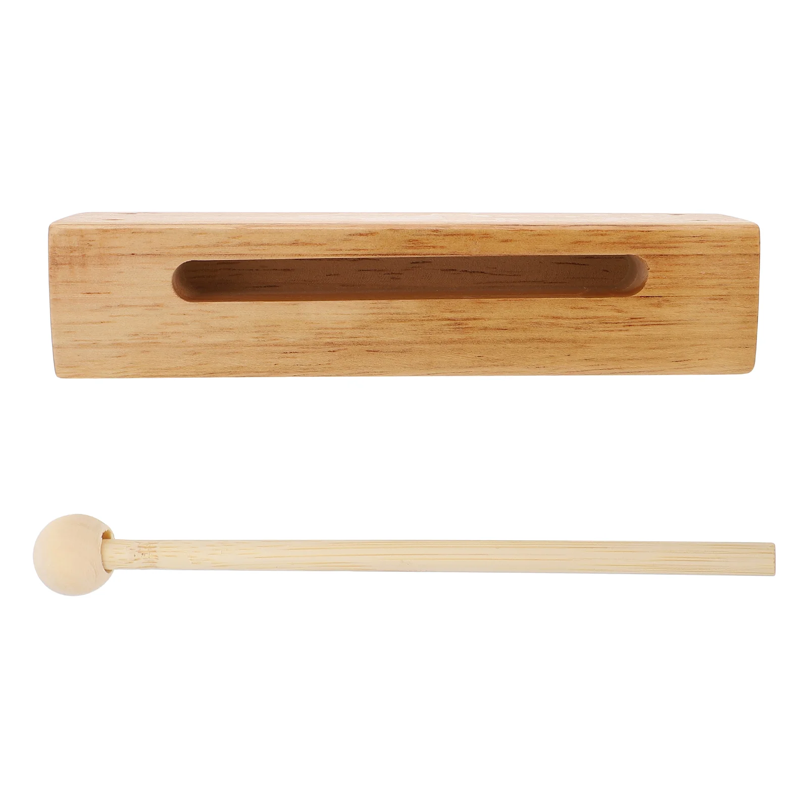 Orff Clappers Instrument Guiro Block Percussion Rhythm Music Recreational Plaything Musical Woodblock Teaching Supply Child