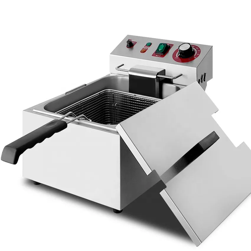 Professional Restaurant American Commercial Freestanding 20L Chicken Double Fryer Gas