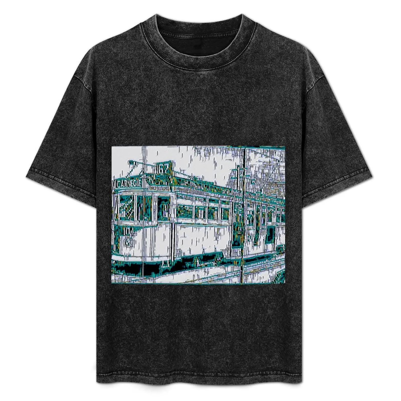 

Local Tram T-Shirt blanks cute tops customs design your own graphic t shirt vintage t shirts men