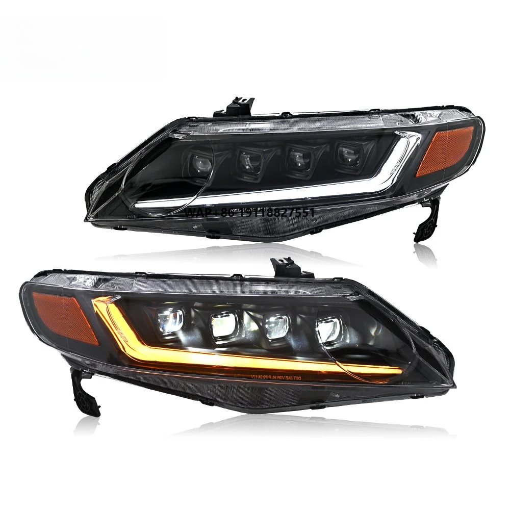 

TT-ABC Factory Wholesale Full LED Headlight for 2006-20114 Door 8Th Gen Headlights Assembly