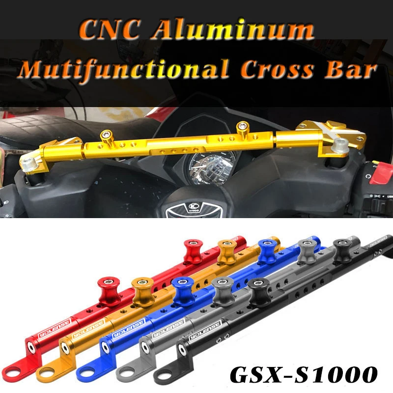 For SUZUKI GSX-S1000F GSXS1000F ABS GSX S1000F GSXS 1000F Motorcycle CNC Aluminum Mutifunctional Cross Bar Balance Bar Scooter