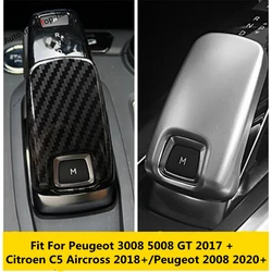 ABS Schalthebel Kopf Abdeckung Trim Fit Für Peugeot 3008 5008 GT 2017-2023 Citroen C5 Aircross 2018-2023 Peugeot 2008 2020-2024