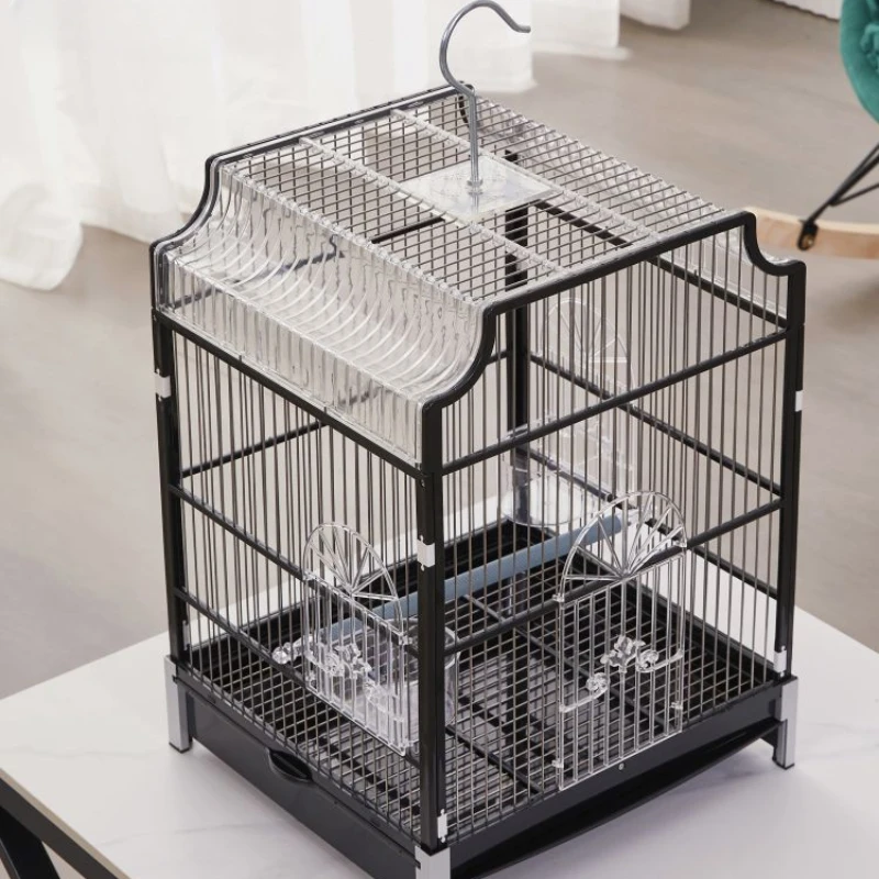 

Pigeon Large Open Bird Cages Top Budgerigar Stainlesssteel Myna Luxury Bird Cages Villa Breed Jaula Pajaros Pet Products QF50NL