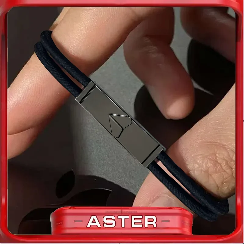 الحب والفضاء العميق أنيمي لعبة الأجهزة الطرفية Caleb الانضباط الذاتي سوار القلب نمط الأزياء زوجين سوار هدية عيد ميلاد