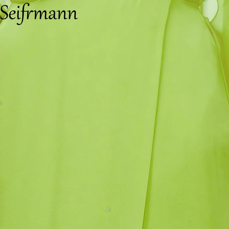 Seifrmann Modedesign Damenkleid, tiefer V-Ausschnitt, fliegende Ärmel, Schnürung, schmal, einfarbig, elegante Party-Abschlussballkleider