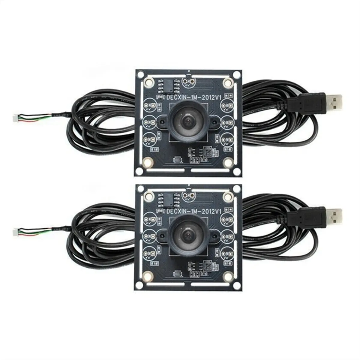 A10I 2PCS 100 Degree Camera Module 1MP OV9732 1280X720 USB Free Driver Manual Focus, with 2 Meter Cable for Winxp/7/8/10