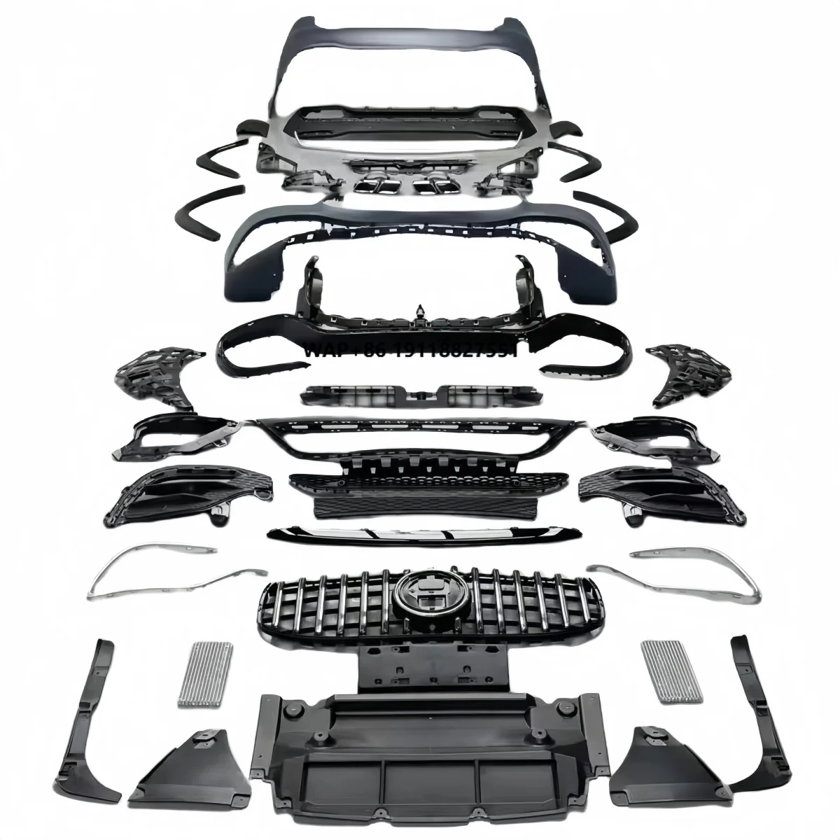 

BS Factory Direct Car Body Kit for 2019-2022 GLS Class X167 Upgrade to 63 AMG Full Bodykit Front Rear Body Kits