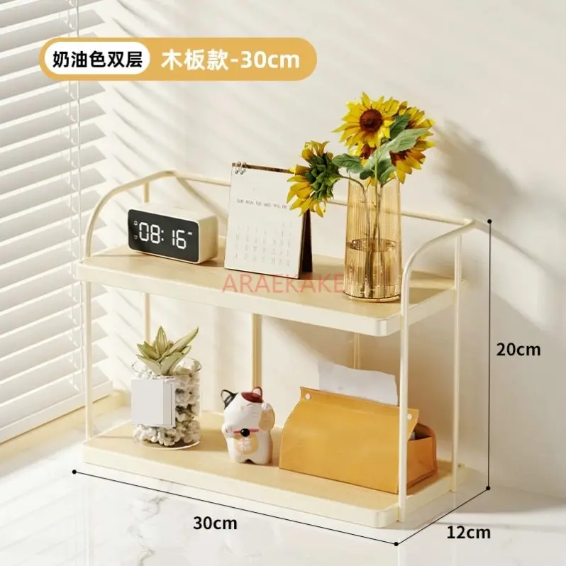 

1pcs Desktop shelf, desk storage, multi-layer shelf, office and dormitory organizer, cup holder